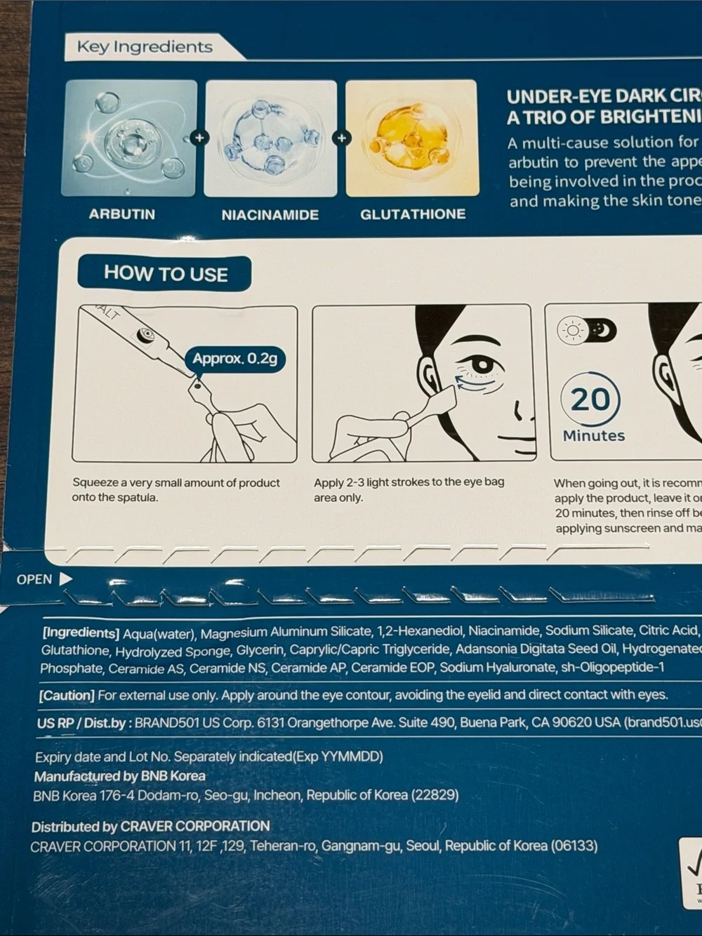 Dr.Melaxin eyebag cream